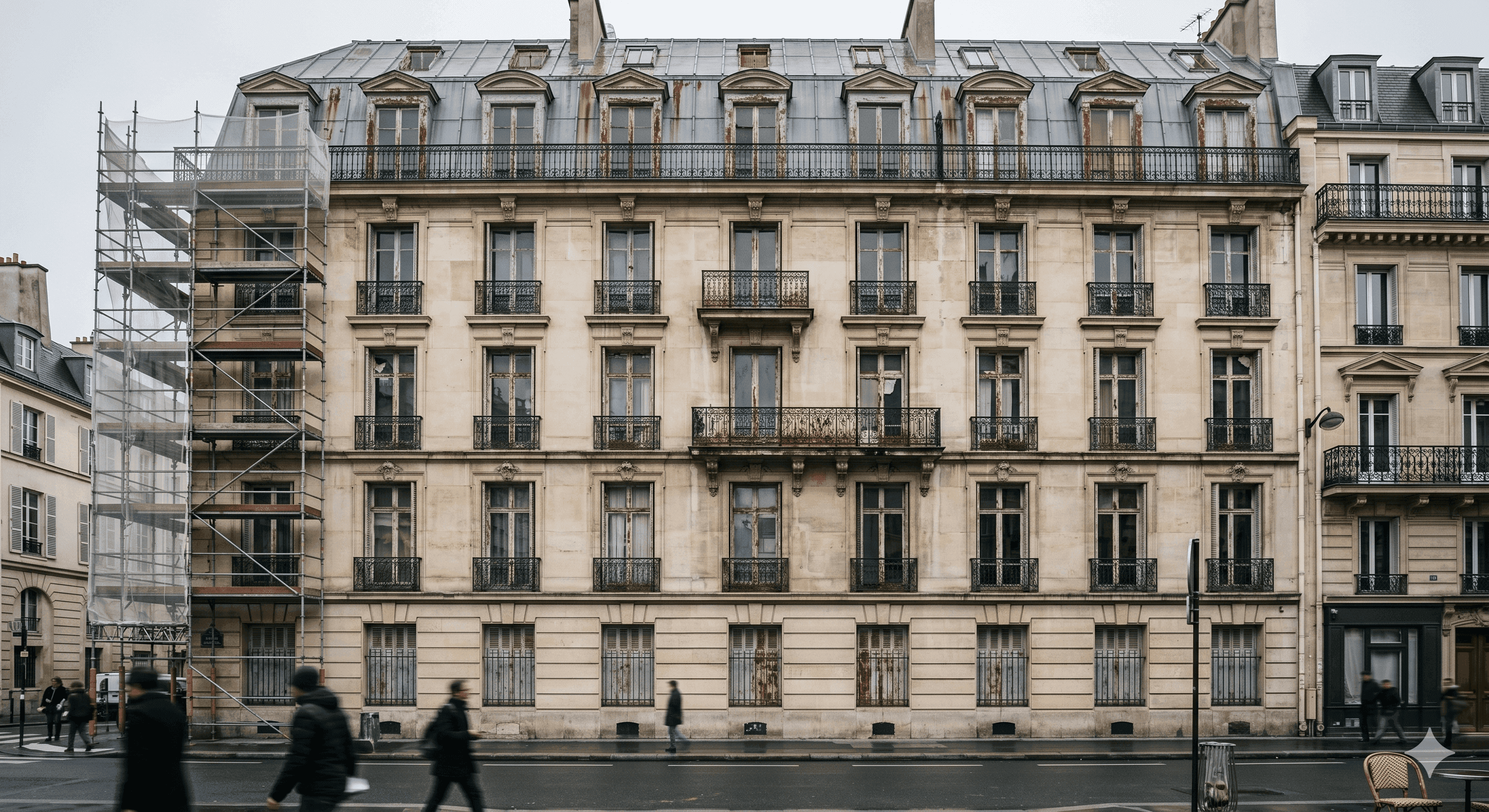 Remplacement de menuiseries aluminium sur immeuble haussmannien — photo 1