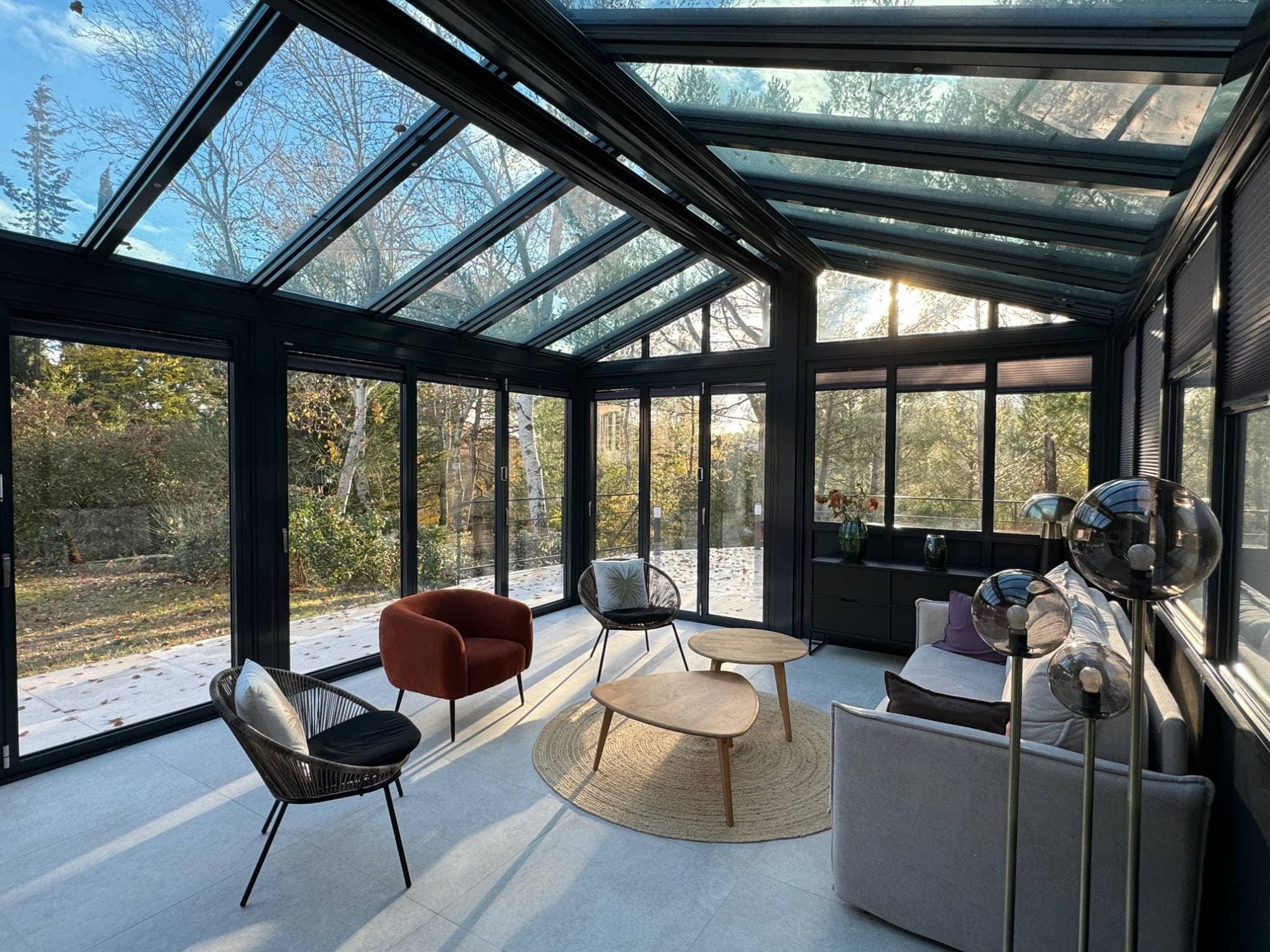 Véranda double pente Aluminium