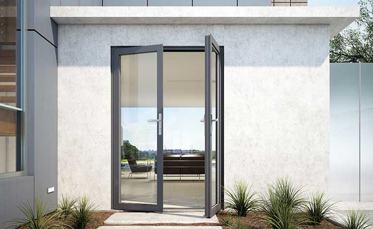 Porte battante Aluminium