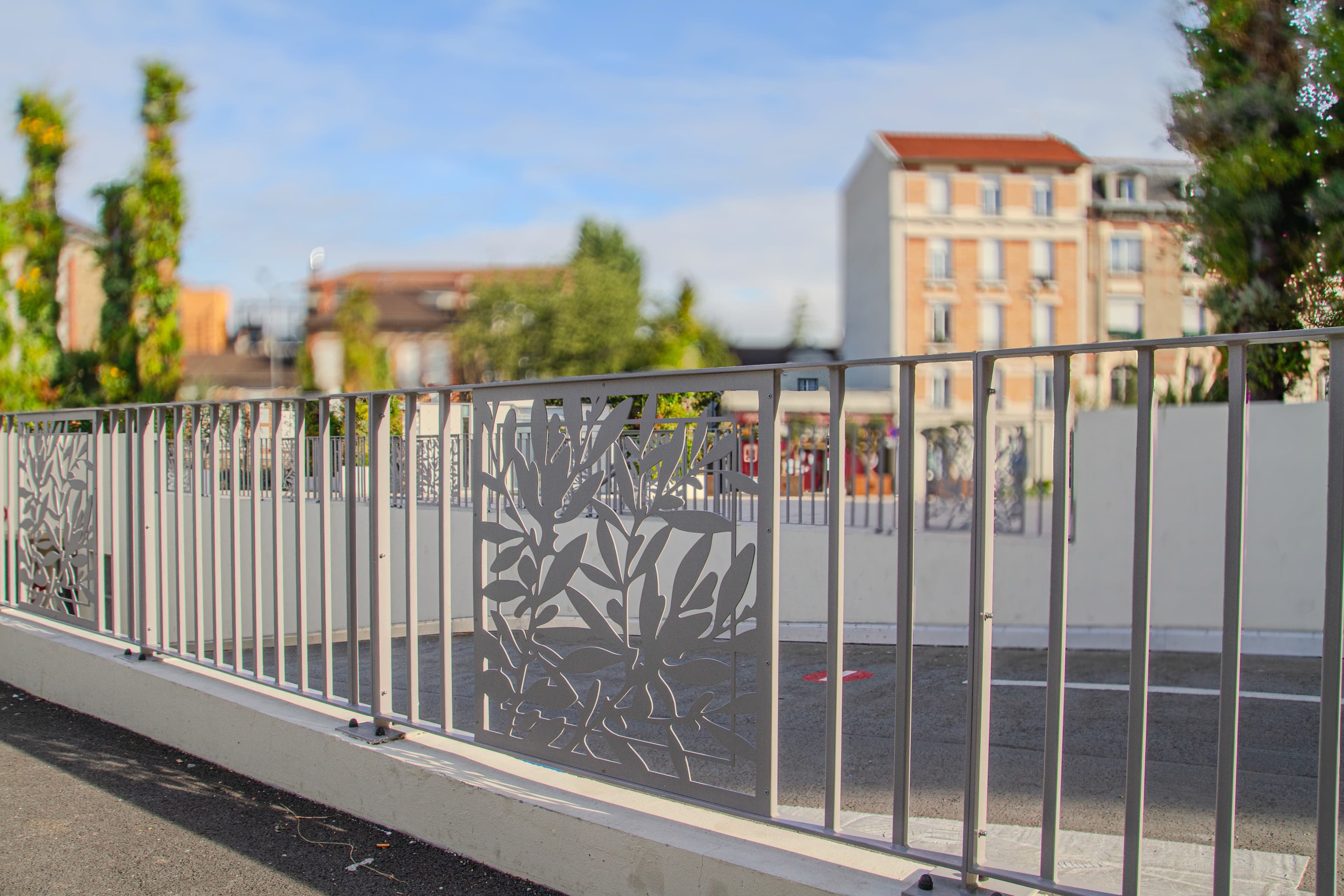 Garde-corps barreaudé Aluminium
